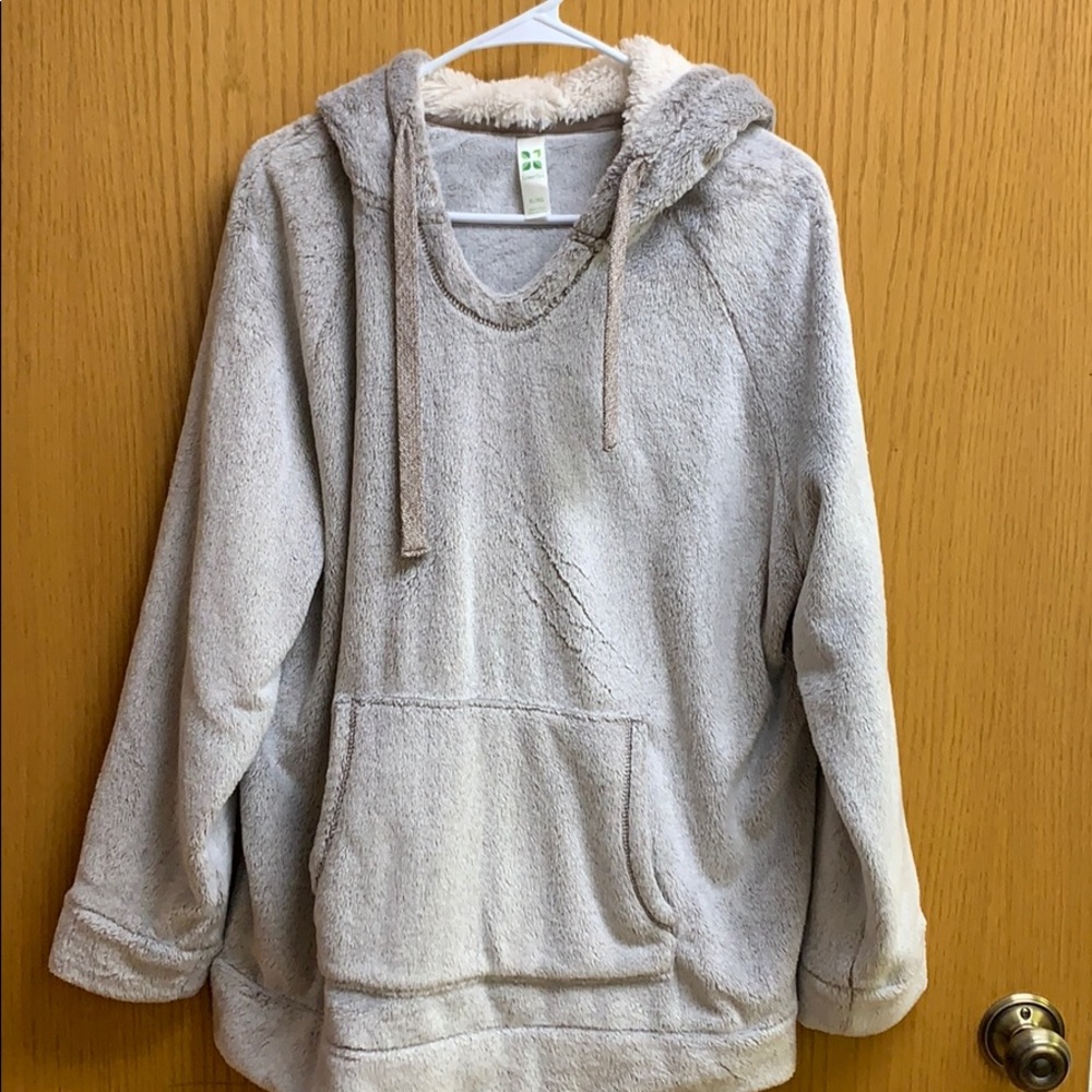 Cozy Green Tea Pullover Hoodie